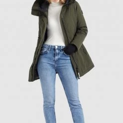 Blitzangebot ⭐ Khujo KANDA - Wintermantel - Dunkeloliv, Damen 🎁 -khujo Verkaufsladen 8e988b1a661d4f68a3e200876c058d23