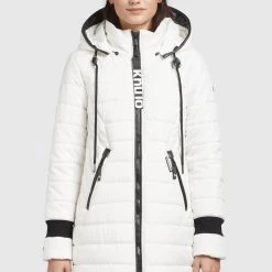 Blitzangebot ✔️ Khujo SHINE2 STRUCTURED - Wintermantel - Naturweiß, Damen 👏