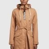 Besorgen ⭐ Khujo LAUREN - Trenchcoat - Toffee, Damen 😀