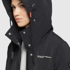 Brandneu 🎉 Khujo ADDA - Parka - Schwarz, Damen 👍 -khujo Verkaufsladen 90919c4e1c4b450faf5890ed02d6dacd