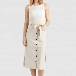 Großhandel 😍 Khujo VARSHA - A-Linien-Rock - Beige, Damen 🎁