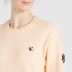 Brandneu ✔️ Khujo LISEL - Sweatshirt - Apricot, Damen 🤩 -khujo Verkaufsladen 90b5724674e64774a03b7267c8f424b5
