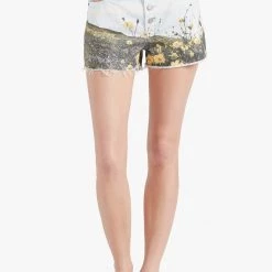 Schlussverkauf 😀 Khujo ANOUK - 👖 Jeans Shorts - Blau Weiß Gemustert, Damen 🛒 -khujo Verkaufsladen 90c7024075a64c3a8df23d02b9d955aa