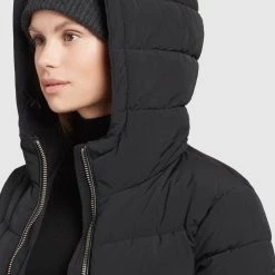 Billig 🎁 Khujo BINE - Wintermantel - Schwarz, Damen 😀 -khujo Verkaufsladen 9188bb590a12491bb2321f78095e0f4e