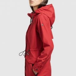 Bester Verkauf 😀 Khujo FELINA - Regenjacke / Wasserabweisende Jacke - Rot, Damen ❤️ -khujo Verkaufsladen 91bfbb93487f4bf1b56b1ff626716d30