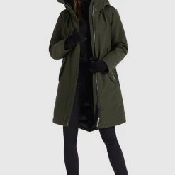 Blitzangebot 🔥 Khujo CHARLYN2 - Wintermantel - Dunkeloliv Polyester, Damen 🎉 -khujo Verkaufsladen 91ead8513a3f4712990110ad77569f0f