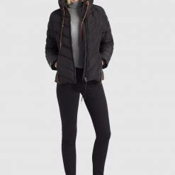 Auslauf ✨ Khujo EIJA - Winterjacke - Schwarz, Damen ⌛ -khujo Verkaufsladen 9298e043eb614b98949c1877ef93ec55