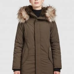 Angebote 🛒 Khujo TAIPA - Wintermantel - Khaki, Damen ❤️