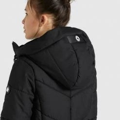 Aktion ⭐ Khujo ARIBAY - Wintermantel - Schwarz, Damen ⌛ -khujo Verkaufsladen 92e0446d40044843b82f5cfb5c484081