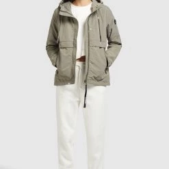 Top 10 ⭐ Khujo ZAHIRA3 - Leichte Jacke - Graugrün, Damen 🔔 -khujo Verkaufsladen 937ff4585e8c4de18489d28cae2d7b90