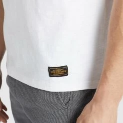 Budget 🎁 Khujo DESTIN SOLID - T-Shirt Basic - Weiß, Herren ⭐ -khujo Verkaufsladen 93bf01e2ed6149c0835072f46c498b72