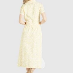 Bestpreis 🔥 Khujo GOYA - Blusenkleid - Gelb-weiß Geblümt, Damen 🥰 -khujo Verkaufsladen 940f2d1b8487423b82d6249f1e56844d