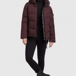 Budget 🎁 Khujo ISIDORA - Wintermantel - Weinrot, Damen 🎁 -khujo Verkaufsladen 949eb6d62f0b4c9fa75cf90cee9c3953