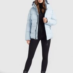 Besorgen 🎁 Khujo GERDA MATT - Winterjacke - Hellblau, Damen 💯 -khujo Verkaufsladen 94ee62e0a5ae454cbc810238557004d5