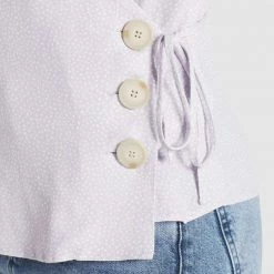 Brandneu 😉 Khujo GIOVANNA - Bluse - Flieder-weiß Gepunktet, Damen 😉 -khujo Verkaufsladen 95e434e97d0f464395d4e69ca9197ea7