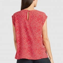 Top 10 😉 Khujo VIDA - Bluse - Rot, Damen 🔔 -khujo Verkaufsladen 963300657b074837b84741c53c59a4d2