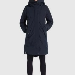 Am billigsten 😉 Khujo CHARLYN2 - Wintermantel - Dunkelblau, Damen ✨ -khujo Verkaufsladen 9767ea29135c43dcadc760f28fef0cfa
