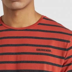 Blitzangebot 🎉 Khujo SAER - T-Shirt Print - Orange, Herren 🛒 -khujo Verkaufsladen 98cc597303744b3e98c315d413472215