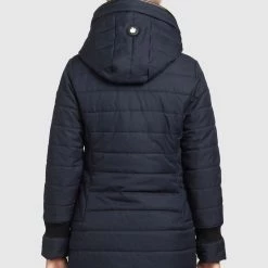 Brandneu 🥰 Khujo SHINE2 STRUCTURED - Wintermantel - Dunkelblau, Damen ✨ -khujo Verkaufsladen 98e6fc89b155450abb9f95b7e823b2d3