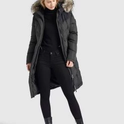 Billig 🎉 Khujo LUBECK LONG - Wintermantel - Dunkelgrau, Damen 🤩 -khujo Verkaufsladen 98ec67aca8ac40878d323dd007d4238d