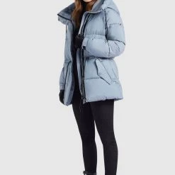 Am billigsten 😍 Khujo LEVIANI - Wintermantel - Hellblau, Damen 👏 -khujo Verkaufsladen 9939c284394044daa2d918dab7f49e3c