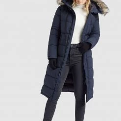 Rabatt ✔️ Khujo LISSANDRA - Wintermantel - Dunkelblau, Damen 🧨 -khujo Verkaufsladen 99a433da05894b46820daa9fcd051369