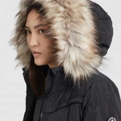 Blitzangebot 😍 Khujo LUBECK LONG - Wintermantel - Schwarz, Damen 🤩 -khujo Verkaufsladen 99ad0f04344d47e08a5160180e80eb16