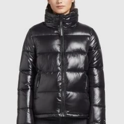Auslauf ⭐ Khujo BLONDIE SHINY - Winterjacke - Schwarz, Damen 🥰