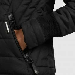 Top 10 🧨 Khujo SHINE2 STRUCTURED - Wintermantel - Schwarz, Damen 👏 -khujo Verkaufsladen 9ca48de0a5814360a434bbbe9553ebee