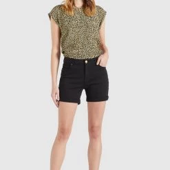 Top 10 👍 Khujo RIVEN - 👖 Jeans Shorts - Schwarz, Damen 💯 -khujo Verkaufsladen 9e1b9a7812234e5eb269be0f63a31e3d