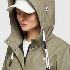 Großhandel ⭐ Khujo GLENNA - Regenjacke / Wasserabweisende Jacke - Graugrün, Damen 🧨 -khujo Verkaufsladen a079d642d2544851a58df8b661d1a63f