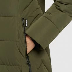 Brandneu 🔔 Khujo SILKE - Wintermantel - Dunkeloliv, Damen 💯 -khujo Verkaufsladen a13d8c6a302b4b06a7ada97d5f523a0c