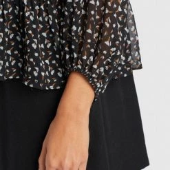 Besorgen 😍 Khujo KLEMENTINA - Bluse - Black/blue, Damen 💯 -khujo Verkaufsladen a170f9db761c4d86a9d20127aef7cf74