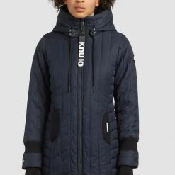 Top 10 🔔 Khujo JERRY PRIME5 STRUCTURED - Wintermantel - Dunkelblau, Damen 🔥