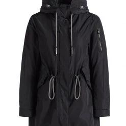 Aktion 😉 Khujo CATHARINA - Parka - Schwarz, Damen 👍 -khujo Verkaufsladen a2a370663dd44c64a89f4239b989c161