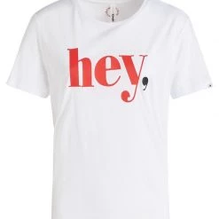 Bestpreis 😀 Khujo BANANI HEY - T-Shirt Print - Weiß, Damen ✨ -khujo Verkaufsladen a4cd7959b4de49c99b5ccee0bbd2f2ce