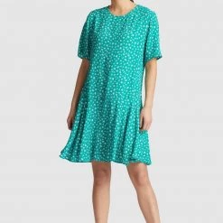 Großhandel 💯 Khujo AVARU - Freizeitkleid - Grün, Damen 🔥