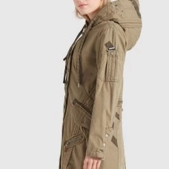 Aktion 😍 Khujo ZARIA - Parka - Army, Damen 💯 -khujo Verkaufsladen a562c0da97be47849f5e7dbf57e4709c