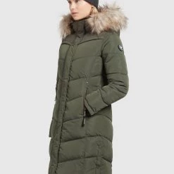 Schlussverkauf 🔔 Khujo LUBECK LONG5 - Wintermantel - Dunkeloliv, Damen 👍 -khujo Verkaufsladen a5f059a566384bcf956ab99d9e90806c