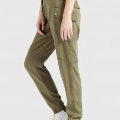 Aktion 🔥 Khujo JOSLIN - Cargohose - Khaki Gewaschen, Damen 😀 -khujo Verkaufsladen a6a4e942065f48e0ab192cf92b2ee167