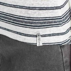 Bestes Angebot 👍 Khujo MATAMA - T-Shirt Print - Naturweiß-dunkelblau Gestreift, Damen 🤩 -khujo Verkaufsladen a6db190ebbee413e888a969f164820d8