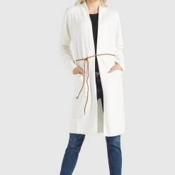 Budget 🤩 Khujo PERKY WITH BELT - Strickjacke - Beige, Damen 👍 -khujo Verkaufsladen a757b5718d8f46bcbe19d995769d34d5