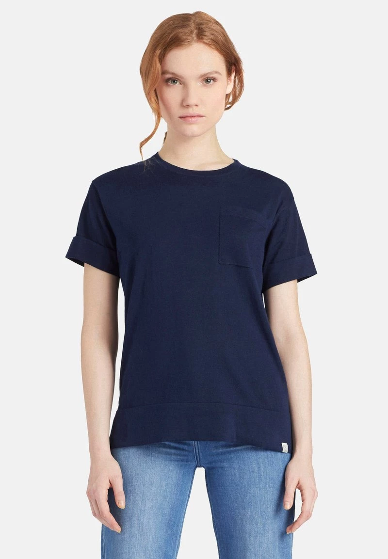 Rabatt 🌟 Khujo ALLMUT - T-Shirt Basic - Dark Blue, Damen 🛒 1 Rabatt 🌟 Khujo ALLMUT - T-Shirt Basic - Dark Blue, Damen 🛒