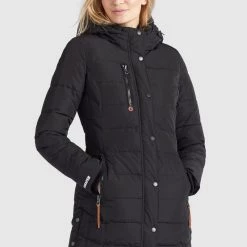 Besorgen 👏 Khujo DELINAS - Wintermantel - Schwarz, Damen 🔥