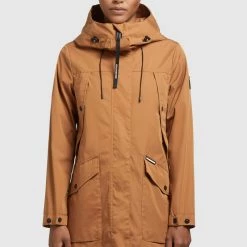 Brandneu ❤️ Khujo AIRA2 - Parka - Toffee, Damen 🔔
