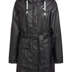 Schlussverkauf 💯 Khujo GLENNA - Regenjacke / Wasserabweisende Jacke - Schwarz, Damen 👍 -khujo Verkaufsladen a81b2e1b004446dbbe81cec3b0064ce2