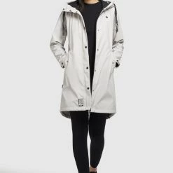 Blitzangebot 🤩 Khujo ODELIE - Regenjacke / Wasserabweisende Jacke - Hellgrau, Damen 👏 -khujo Verkaufsladen a86b07ce6ffe4fe9a77e46a41be0b442