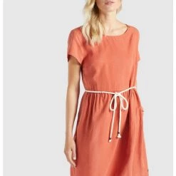 Billig 🌟 Khujo ASBA - Freizeitkleid - Terrakotta, Damen ❤️