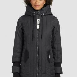 Bestpreis 😍 Khujo JERRY PRIME5 STRUCTURED - Wintermantel - Grau, Damen ⭐