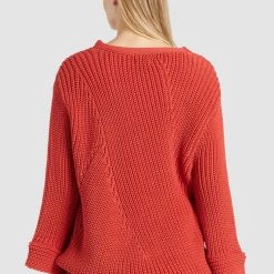 Bestpreis 😉 Khujo NIKKI - Strickpullover - Burned Orange, Damen 😍 -khujo Verkaufsladen ab33b0d49209417ebafe70cac491af1e